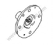 P19109 - Cubo da roda traseira para Porsche 914 • 1970 • 914 / 4 1.7 • Caixa manual 5 velocidades