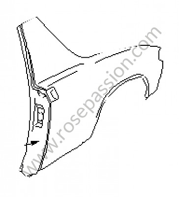 P19381 - Side section for Porsche 914 • 1970 • 914 / 6 • Automatic gearbox