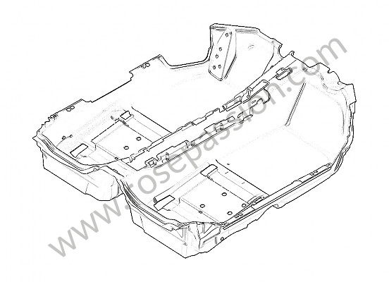 P194437 - Carpet for Porsche Boxster / 981 • 2014 • Boxster s • Cabrio • Manual gearbox, 6 speed