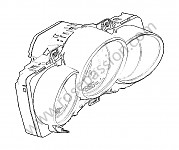P194881 - Instrumento combinado para Porsche Boxster / 981 • 2014 • Boxster s • Cabrio • Caixa manual 6 velocidades