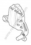 P195187 - Main exhaust muffler for Porsche 991 • 2014 • 991 c4 • Coupe • Manual gearbox, 7 speed