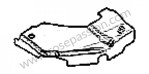 P195401 - Bracket for Porsche 991 • 2015 • 991 c4 gts • Cabrio • Manual gearbox, 7 speed