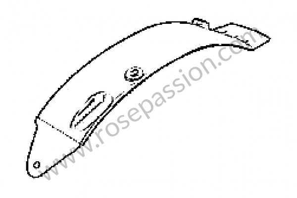 P195423 - Doublure d'aile pour Porsche 991 • 2013 • 991 c4 • Coupe • Boite manuelle 7 vitesses