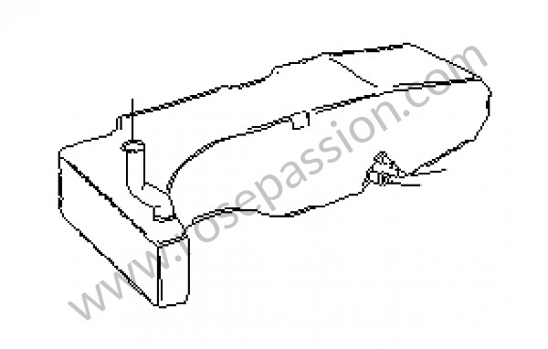 P19727 - Deposito de expansao para Porsche 914 • 1975 • 914 / 4 1.8 injection • Caixa manual 5 velocidades