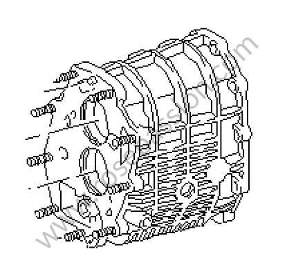 P19898 - Gear housing for Porsche 911 G • 1981 • 3.0sc • Coupe • Manual gearbox, 5 speed