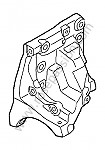 P199064 - Engine bracket for Porsche Panamera / 970 • 2013 • Panamera 2s • Manual gearbox, 6 speed