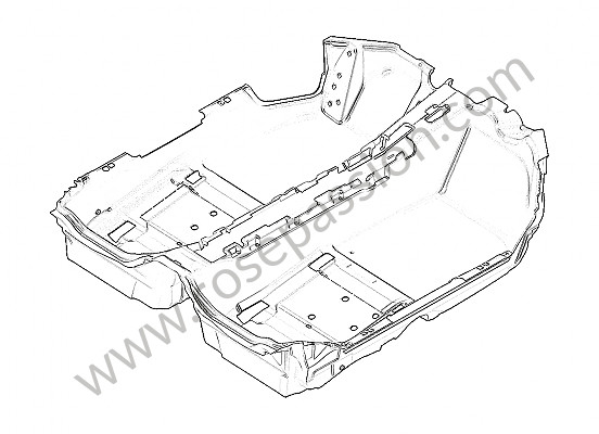 P201028 - Revêtement de plancher pour Porsche Cayman / 981C • 2014 • Cayman s • Boite manuelle 6 vitesses