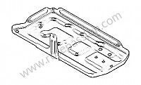 P201689 - Placa suporte bateria para Porsche Boxster / 981 • 2012 • Boxster s • Cabrio • Caixa pdk
