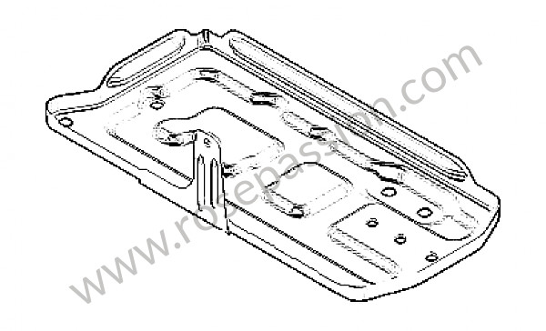 P201689 - CARRIER PLATE FOR BATTERY XXXに対応 Porsche Boxster / 981 • 2015 • Boxster • Cabrio