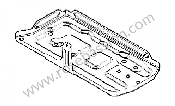 P201689 - Batterieauflageblech für Porsche 991 • 2012 • 991 c2s • Coupe • Porsche doppelkupplungsgetriebe
