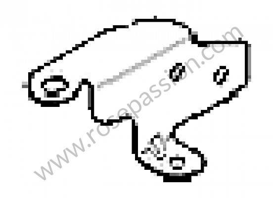 P202887 - Suporte de mancal para Porsche 991 • 2015 • 991 c4s • Coupe • Caixa pdk