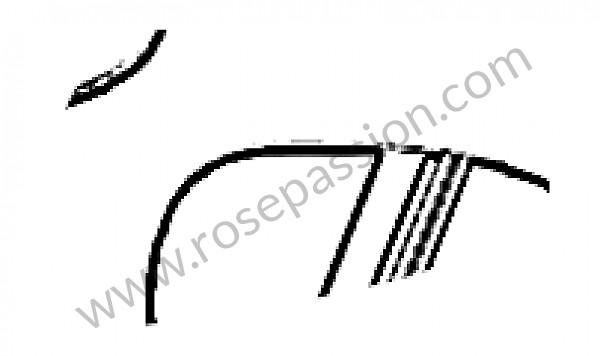 P211522 - Glas spiegel met klemmen voor Porsche 991 • 2012 • 991 c2 • Coupe • Bak pdk
