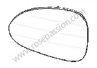 P211525 - Spiegelglas für Porsche 991 • 2015 • 991 c4 gts • Coupe • 7-gang-handschaltgetriebe