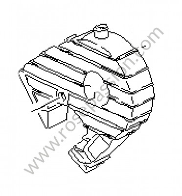 P21414 - Toothed belt covering for Porsche 928 • 1985 • 928 4.7s2 • Coupe • Automatic gearbox