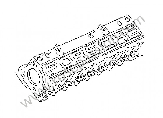 P21452 - Camshaft housing for Porsche 928 • 1983 • 928 4.7s • Coupe • Automatic gearbox