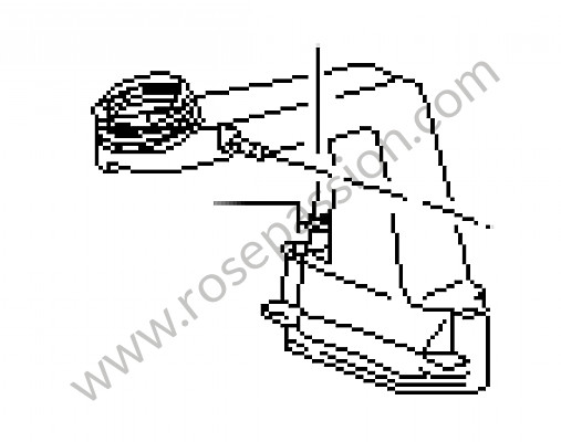 P21652 - Tubulure de remplissage pour Porsche 928 • 1992 • 928 gts • Coupe • Boite auto