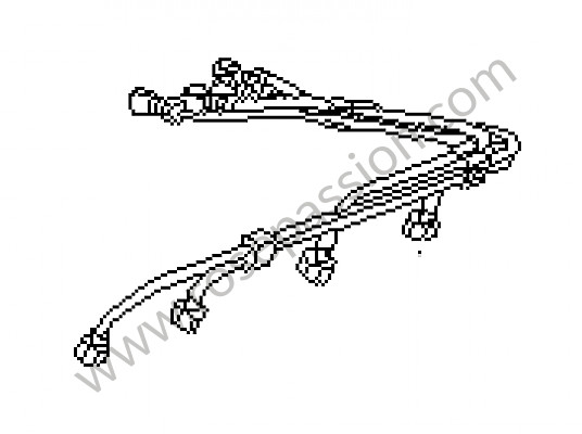 P21685 - Tuberia de inyeccion para Porsche 928 • 1981 • 928 4.5 • Coupe • Caja auto