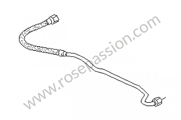 P21842 - Fuel line for Porsche 928 • 1985 • 928 4.7s2 • Coupe • Manual gearbox, 5 speed