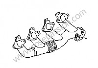 P21983 - Abgaskruemmer für Porsche 928 • 1988 • 928 s4 • Coupe • 5-gang-handschaltgetriebe