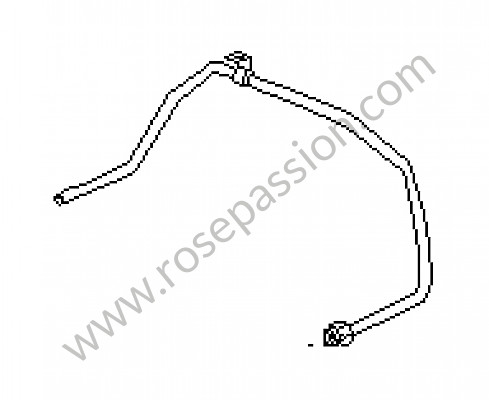 P22043 - Connecting line for Porsche 928 • 1988 • 928 s4 • Coupe • Automatic gearbox