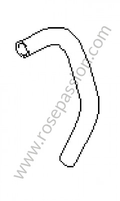 P22048 - Flexible pour Porsche 928 • 1982 • 928 4.5 • Coupe • Boite manuelle 5 vitesses