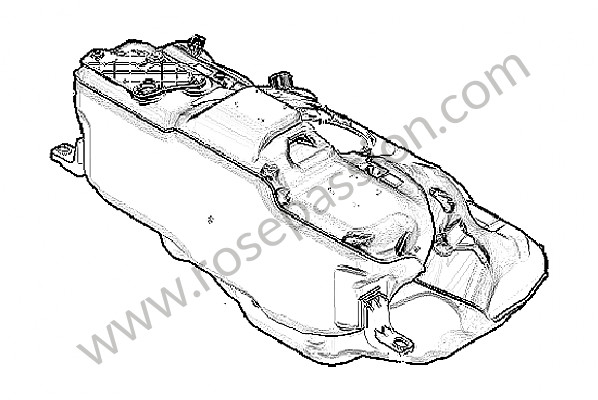 P220697 - Kraftstoffbehälter für Porsche Cayman / 981C • 2014 • Cayman s • Porsche doppelkupplungsgetriebe