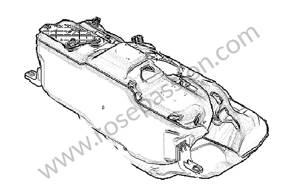 P220697 - Deposito de combustible para Porsche 991 • 2012 • 991 c2 • Coupe • Caja pdk