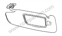 P221477 - 遮阳板 为了 Porsche 991 • 2014 • 991 c2 • Cabrio