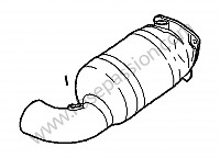 P221629 - Catalytic converter for Porsche 997 Turbo / 997T / 911 Turbo / GT2 • 2008 • 997 gt2 • Coupe • Manual gearbox, 6 speed