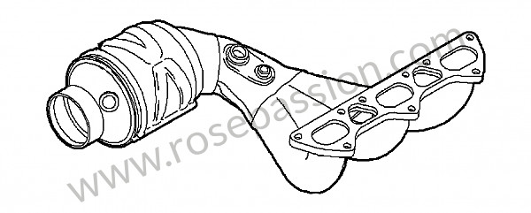 P221631 - Katalysator für Porsche 997 GT3 / GT3-2 • 2007 • 997 gt3 rs 3.6 • Coupe • 6-gang-handschaltgetriebe