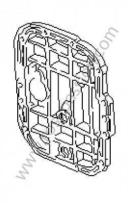 P22234 - Tapa de la carcasa para Porsche 928 • 1980 • 928 4.5 • Coupe • Caja auto