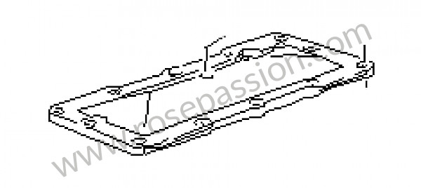 P22238 - Tapa para Porsche 928 • 1990 • 928 gt • Coupe • Caja manual de 5 velocidades
