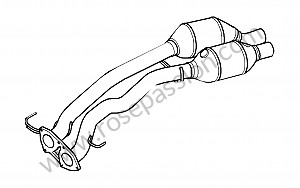 Katalysator für Porsche Cayenne / 957 / 9PA1 • 2008 • Cayenne v6 • Automatikgetriebe