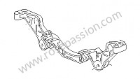 P22496 - Rear axle cross support for Porsche 928 • 1982 • 928 4.5 • Coupe • Manual gearbox, 5 speed