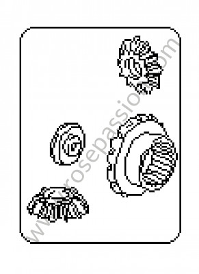 P22628 - Differential pinions for Porsche 928 • 1995 • 928 gts • Coupe • Automatic gearbox
