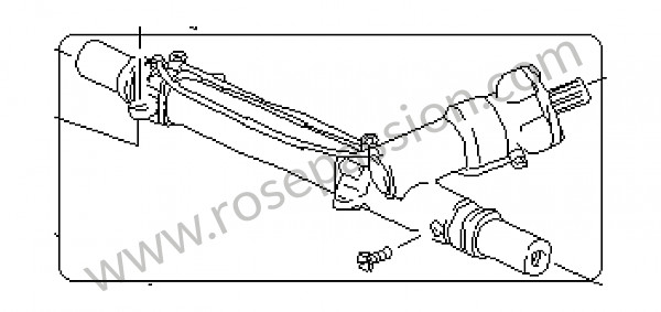 P22744 - Steering rack (under repair) for Porsche 928 • 1984 • 928 4.7s • Coupe • Automatic gearbox