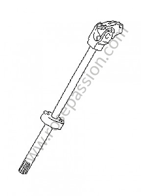 P22837 - Intermed. steering shaft for Porsche 928 • 1982 • 928 4.5 • Coupe • Manual gearbox, 5 speed