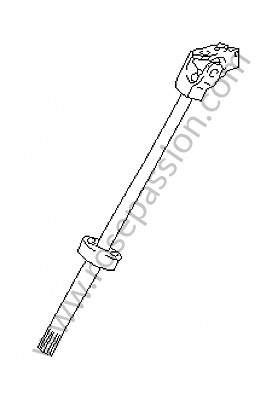 P22837 - Intermed. steering shaft for Porsche 928 • 1988 • 928 s4 • Coupe • Automatic gearbox