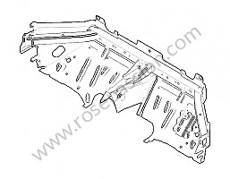 Piso y larguero para Porsche Boxster / 981 • 2012 • Boxster s • Cabrio • Caja manual de 6 velocidades
