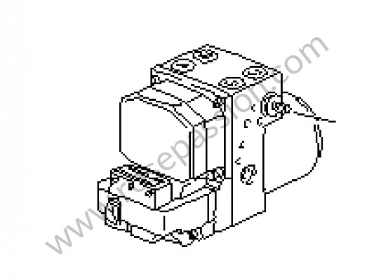 P231715 - Hydraulic unit for Porsche Boxster / 986 • 2000 • Boxster 2.7 • Cabrio • Manual gearbox, 5 speed