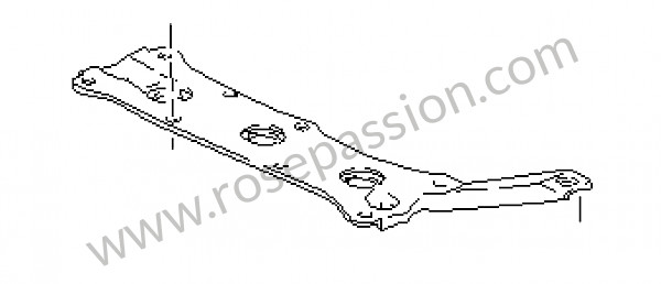 P23182 - Chapa de reforco para Porsche 928 • 1986 • 928 4.7s • Coupe • Caixa automática