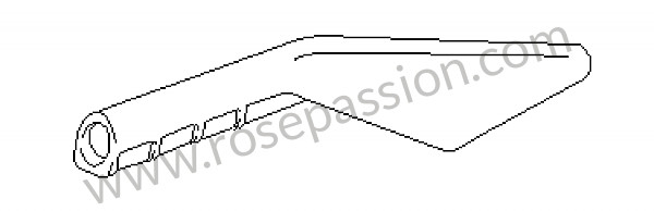 P23293 - Leva del freno a mano per Porsche 928 • 1980 • 928 4.5 • Coupe • Cambio auto