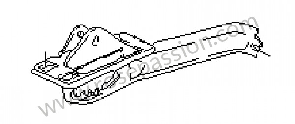 P23343 - Caballete selector para Porsche 928 • 1985 • 928 4.7s • Coupe • Caja auto