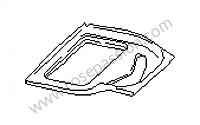 P23476 - Elemento del pavimento per Porsche 928 • 1985 • 928 4.7s • Coupe • Cambio auto