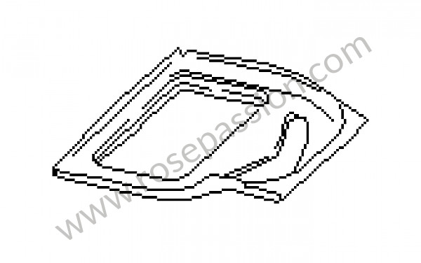P23476 - Elemento del pavimento per Porsche 928 • 1985 • 928 4.7s • Coupe • Cambio auto
