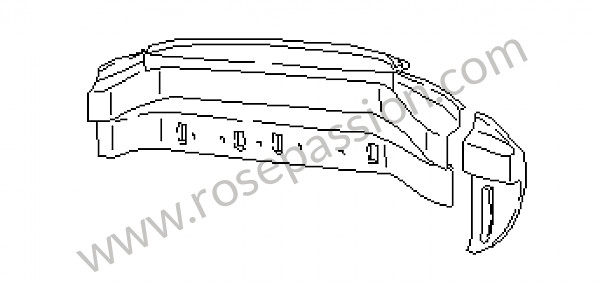 P23510 - Pieza terminal para Porsche 928 • 1985 • 928 4.7s • Coupe • Caja manual de 5 velocidades