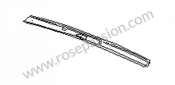 P23521 - Encadrement de pavillon pour Porsche 928 • 1981 • 928 4.5 • Coupe • Boite manuelle 5 vitesses