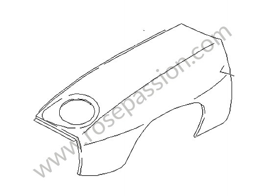 P23529 - Kotfluegel für Porsche 928 • 1991 • 928 gt • Coupe • 5-gang-handschaltgetriebe