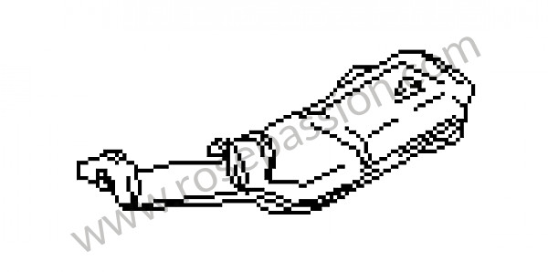 P23668 - Écran thermique pour Porsche 928 • 1980 • 928 4.7s • Coupe • Boite auto