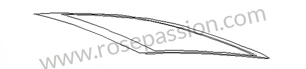 P23781 - Capo posterior para Porsche 928 • 1982 • 928 4.5 • Coupe • Caja manual de 5 velocidades